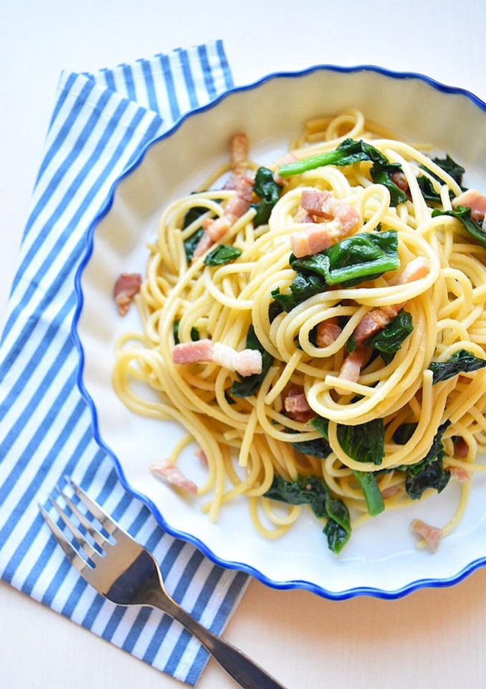ほうれん草の和風パスタ-レシピのメイン写真