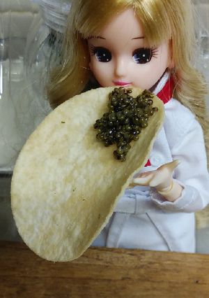 リカちゃん♡とんぶりでキャビアもどきꕤ*-レシピのメイン写真