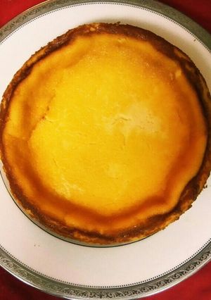 簡単混ぜて焼くだけベークドチーズケーキ♪-レシピのメイン写真