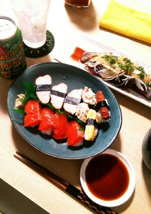 ヘルシー握り寿司-レシピのメイン写真