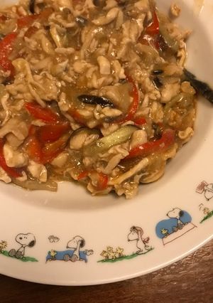 ナスと鶏肉の炒め物-レシピのメイン写真
