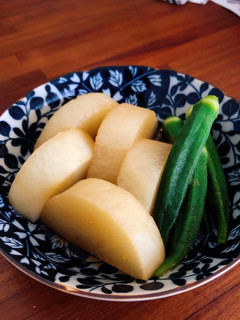 大根とオクラの煮物-レシピのメイン写真