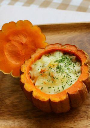 小菊かぼちゃのグラタン-レシピのメイン写真