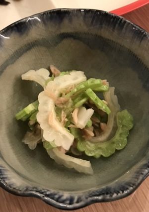 簡単✩材料3つ!ゴーヤのおひたし-レシピのメイン写真