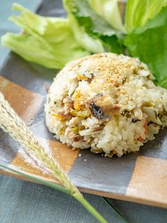さんまのたかな飯-レシピのメイン写真