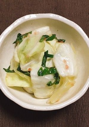キャベツの梅しそ和え-レシピのメイン写真
