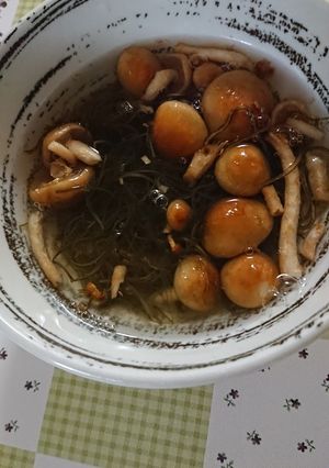 簡単 減塩なめこのお吸い物-レシピのメイン写真