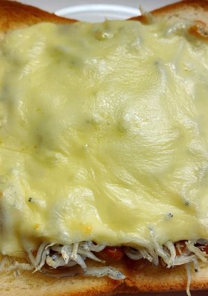 納豆しらすトースト-レシピのメイン写真