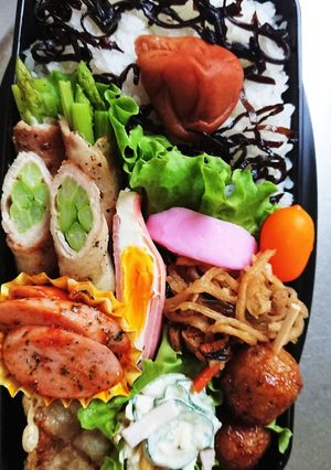 高２男子のお弁当9月18日-レシピのメイン写真