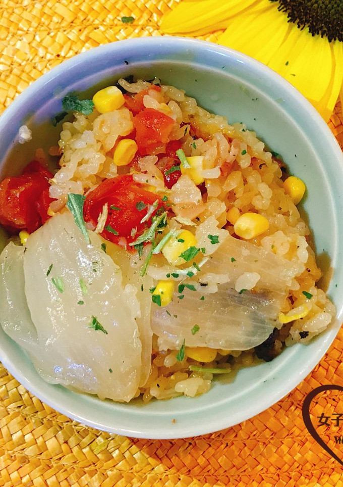 玉ねぎの炊き込みご飯-レシピのメイン写真