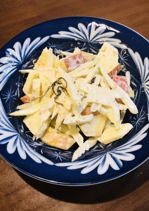 りんごとセロリのやみつきサラダ-レシピのメイン写真