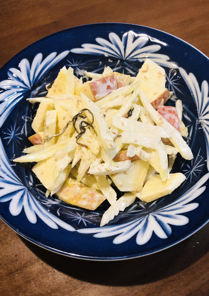 りんごとセロリのやみつきサラダ-レシピのメイン写真
