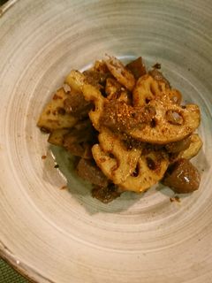 蓮根とこんにゃく煮-レシピのメイン写真
