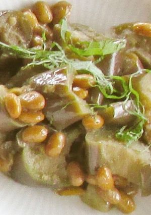 なす納豆の生姜しょうゆ和え-レシピのメイン写真