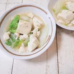 รูปของ 白菜と豆腐の中華味炒め煮
