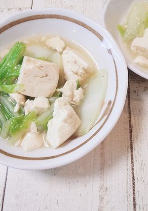 白菜と豆腐の中華味炒め煮-レシピのメイン写真