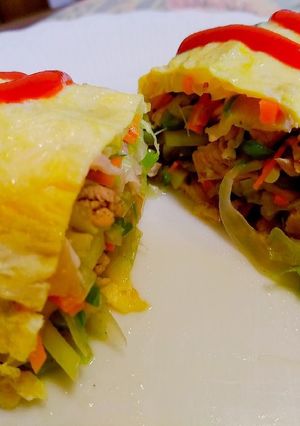 母ちゃんのオムレツ…野菜たっぷり-レシピのメイン写真