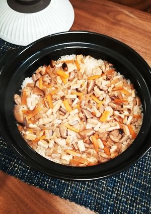 鳥五目ご飯☆炊飯器でも土鍋でも！-レシピのメイン写真