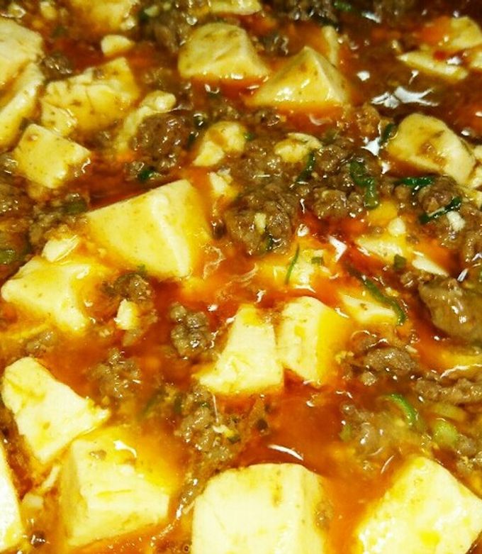 合挽き肉で☆丸美屋の 麻婆豆腐-レシピのメイン写真