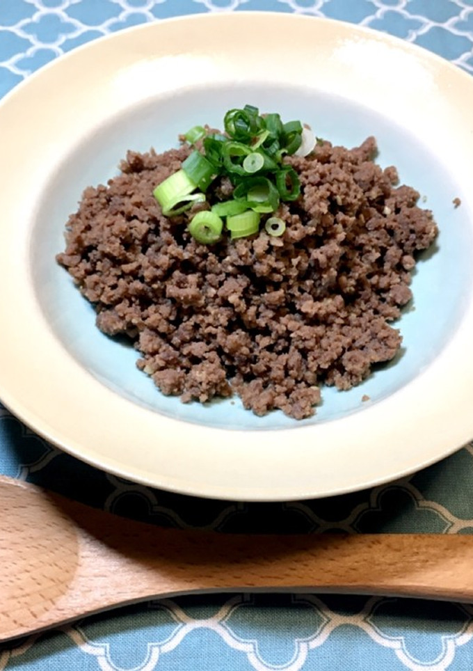 簡単作り置き！すりゴマ入り肉そぼろ-レシピのメイン写真