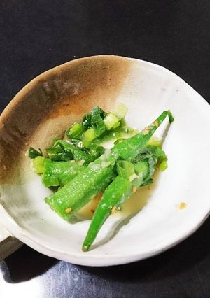 ネギ塩オクラ-レシピのメイン写真