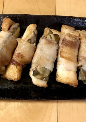 ♪厚揚げとナスの豚バラ巻き♪-レシピのメイン写真
