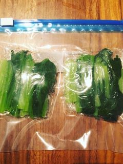 小松菜の冷凍保存の方法-レシピのメイン写真