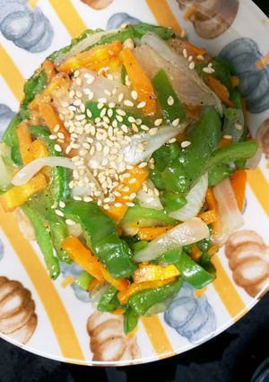 全てレンジ肉味噌野菜ドーム蒸し-レシピのメイン写真