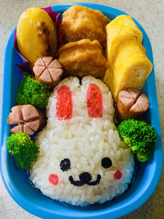 キャラ弁 うさちゃん-レシピのメイン写真