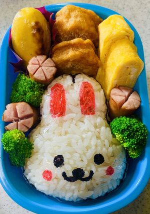 キャラ弁 うさちゃん-レシピのメイン写真