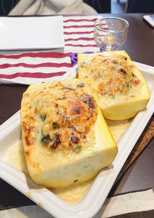 育ち過ぎズッキーニグラタン-レシピのメイン写真