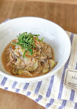 レンジで簡単♪ナスのツナ味噌-レシピのメイン写真