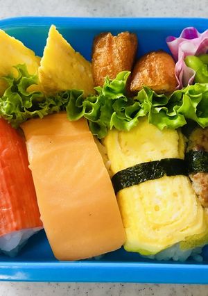 お寿司風★おにぎりのキャラ弁-レシピのメイン写真