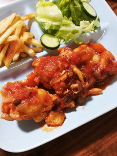 超簡単 手羽元のトマト煮込み-レシピのメイン写真