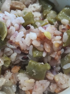 インゲンと豚肉の炊き込みご飯-レシピのメイン写真
