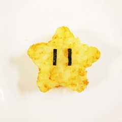超簡単！マリオ＊キャラ弁＊スター＊星-レシピのメイン写真