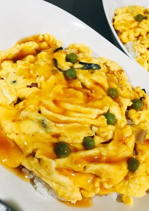 かに玉の素で簡単！甘酢天津飯-レシピのメイン写真