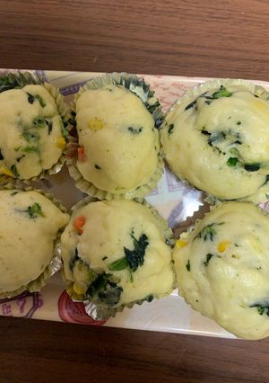 ほうれん草の蒸しパン-レシピのメイン写真