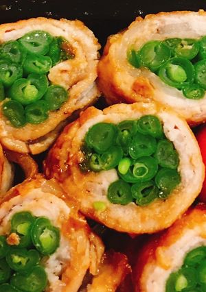 お弁当に♪冷凍インゲンで肉巻き-レシピのメイン写真