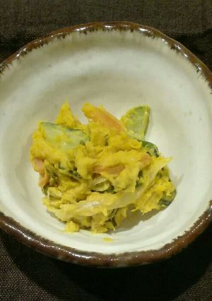 減塩　南瓜サラダ-レシピのメイン写真