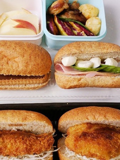 白身魚フライサンド弁当-レシピのメイン写真
