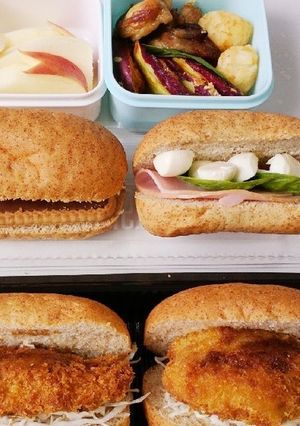 白身魚フライサンド弁当-レシピのメイン写真