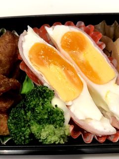 お弁当に!簡単レンジで目玉焼き-レシピのメイン写真