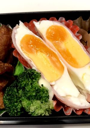 お弁当に！簡単レンジで目玉焼き-レシピのメイン写真