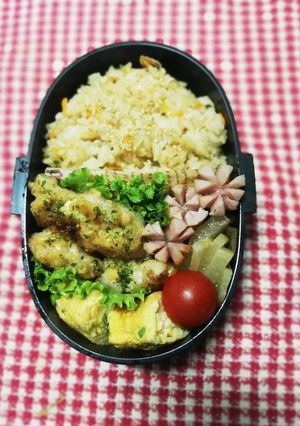高校男子弁当♡鶏胸の味噌マヨ焼き9/19-レシピのメイン写真