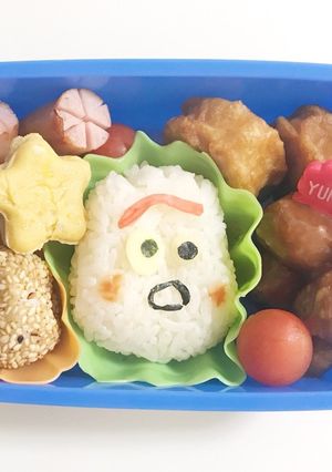 トイストーリーのフォーキー キャラ弁-レシピのメイン写真