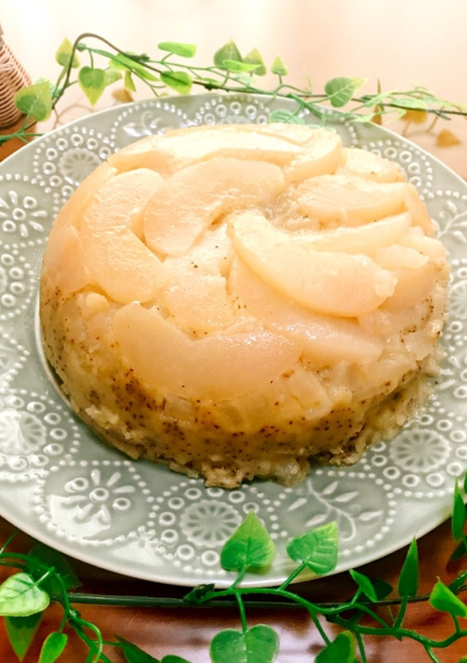 炊飯器HMで簡単♡梨と紅茶のケーキ♡♡♡-レシピのメイン写真