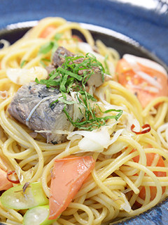 トマトと鯖缶で簡単和風パスタ-レシピのメイン写真