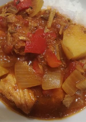 鯖缶トマトカレー-レシピのメイン写真