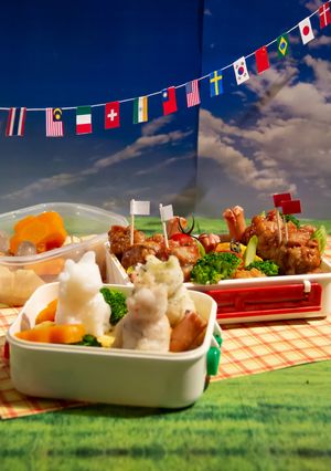 勝利を呼ぶ！はぴねこ運動会弁当-レシピのメイン写真